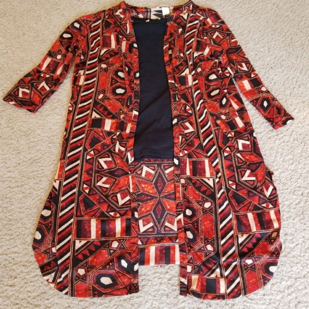 H&M Multi-Print Kimono Cardigan